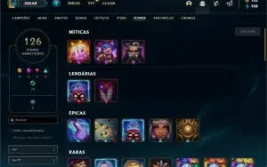 Conta prata 3 com 91 Champs e 49 Skins