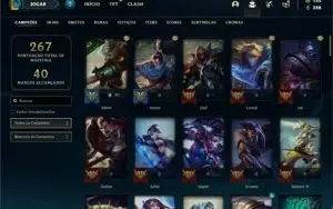 Conta prata 3 com 91 Champs e 49 Skins