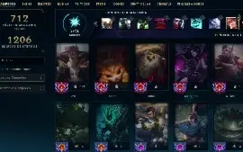 Conta LOL Nível 503 PREMIUM – Coleção Exclusiva com 477 Skin