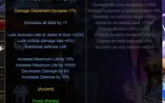 Conta MEGAMU Slayer Lv 1016 Com Set Blue Eye Ancient  S/Boot