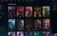 Conta LOL/ SKINS RARAS