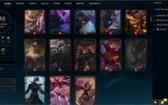 Conta LOL/ SKINS RARAS