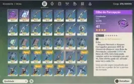 Conta Ar7 com Diluc/Noelle/Beidou + 2Armas 4*