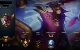 CONTA DE LOL GOLD lV 128 CAMPEÕES// 121 SKINS