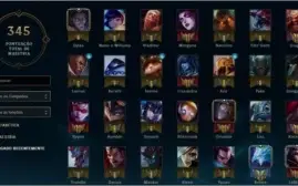 CONTA DE LOL GOLD lV 128 CAMPEÕES// 121 SKINS