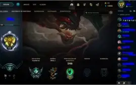 Conta Lol platina 3 - todos os personagens / 585 skins