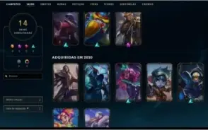 Conta lol lvl 84
