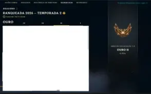 Conta lol mono lux e swain, atualmente ouro 2