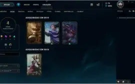 CONTA LOL DIAMANTE 4