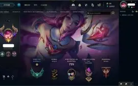 Conta Platina 4, com todos os champs e 1141 skins !