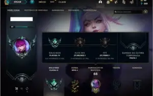 Conta platina 4 com 38 champs e 5 skins