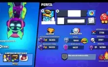 Conta Brawl Stars 98/98 com mais de 286 skins e itens raros