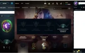 CONTA LOL BORDA PLATINA 66SKINS