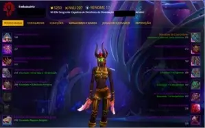 Conta WOW com ilvl bom 207 tank DH