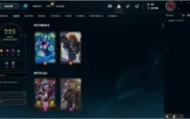 [LOL BR] - Conta Lvl 721 + 225 skins + 40 Chromas