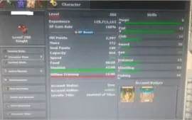 Knight 200 + Paladin Lvl + + Druid lvl 8 Skill High