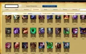 Conta Ouro V com borda 85 champs + 35 Skins