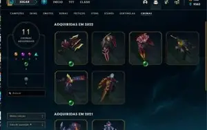 CONTA DIAMANTE 2 COM MUITA SKIN