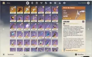 CONTA GENSHIN AR 57 - 11 CINCO ESTRELAS - MUITO BEM BUILDADA