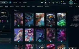 CONTA LOL GOLD 4 + 138 CHAMPS + 225 SKINS