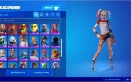 CONTA FORTNITE / 48 Skins  / S2~S5(Ch2) +2550Vbucks