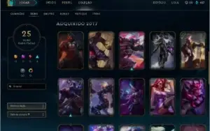 Conta de League Of Legends