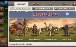 Clash of Clans Cv14 semi full com várias skins
