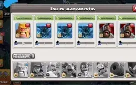 Clash of Clans Cv14 semi full com várias skins