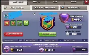 Clash of Clans Cv14 semi full com várias skins