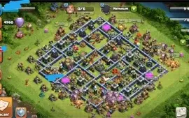 Clash of Clans Cv14 semi full com várias skins