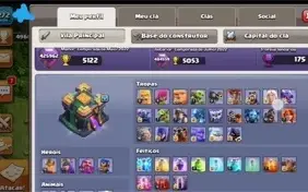 Clash of Clans Cv14 semi full com várias skins