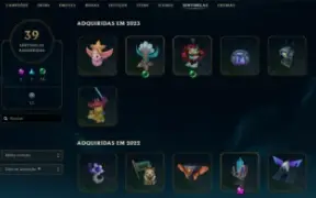 Conta lol / Todos os champs / level 700 / 249 skins