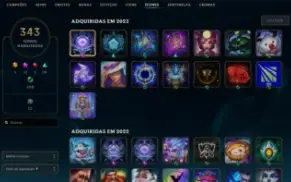 Conta lol / Todos os champs / level 700 / 249 skins