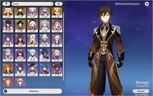 Conta Genshin Impact AR 56 - 7 Personagens T5*