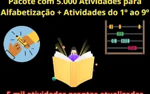 5.000 Atividades para Alfabetização + Atividades do 1º ao 9º