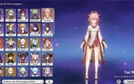 AR 57- EULA, RAIDEN, ZHONGLI, YAE MIKO, AYAKA E MAIS 5*