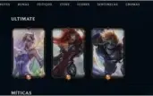 Conta LOL Platina IV, 3 ultimates, 8 ROXAS, total de 168