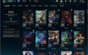 Conta prata 4 com 109 champs e 98 skins ( MAIN JG )