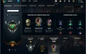 Conta prata 4 com 109 champs e 98 skins ( MAIN JG )
