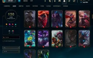 Conta Valorant e League of Legends