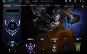 CONTA LOL DIAMANTE