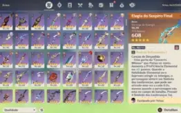Conta Genshin Impact Endgame Ar60 + De 50 5 Estrelas
