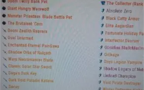 Conta AQW level 76, 9 anos de conta, muitos itens raros