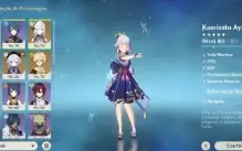 Ar50. Ayaka + bis/ shenhe + bis e no mochileiros/ banner 100