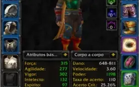 Conta WoW Classic TBC servidor Faerlina