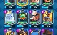 Conta de clash royale, Nivel 10, Cartas 90/107, Arena 14