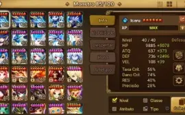 Conta Summoners War, Com Nat5 Ld - Panda Luz