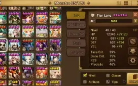 Conta Summoners War, Com Nat5 Ld - Panda Luz