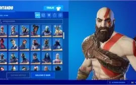 Conta Fortnite com 210 Skins (Mais de 200.000 vBucks Gastos)