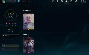 Conta League Of Legends, Level 253, 150 Skins, Esmeralda 2